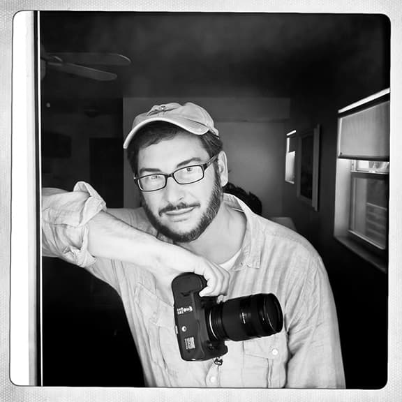 Scott Teitler, self-portrait with camera